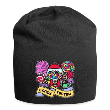 Sweet candy candy confectioner statement - Jersey Beanie - black - Front
