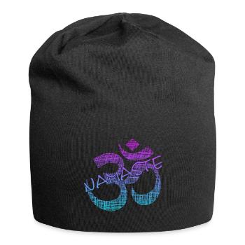Namaste - Jersey-Beanie - Schwarz - Vorne