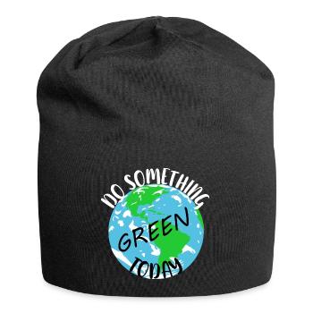 Naturschutz Klima Naturschützer Meer - Jersey-Beanie - Schwarz - Vorne