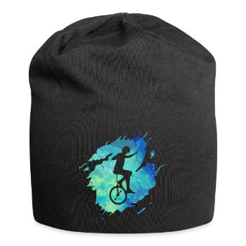Monocycle monoroue vintage - Bonnet en jersey - noir - Devant