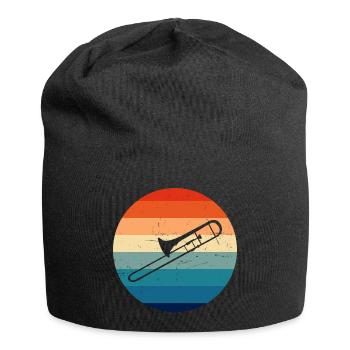 Tenor Trombone Ladies Brass Band Brass Instrument - Jersey Beanie - black - Front