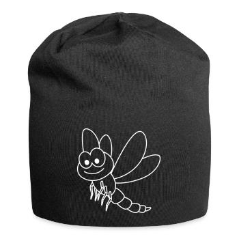 Drachenfliege libelle - Jersey-Beanie - Schwarz - Vorne