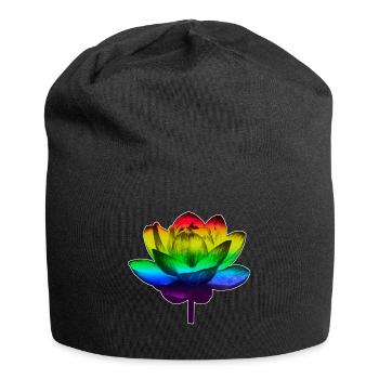 LGBT Flower - Jersey Beanie - black - Front
