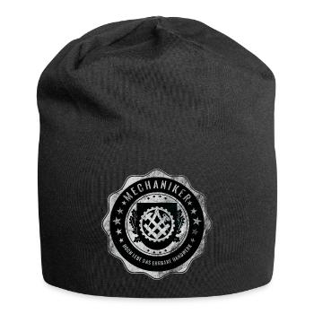 Mechaniker, Handwerkswappen - Jersey-Beanie - Schwarz - Vorne