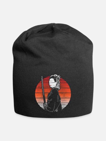 Japan Japaner - Jersey-Beanie - Schwarz