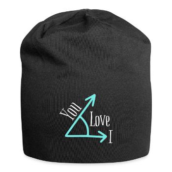 I love you - Bonnet en jersey - noir - Devant