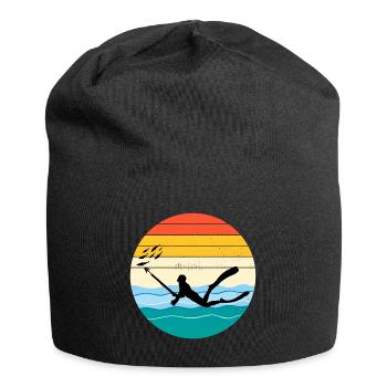 Chasse sous-marine Pêche sous-marine Vintage Retro - Bonnet en jersey - noir - Devant