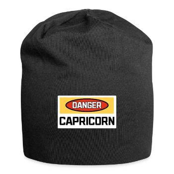 Déclaration du Capricorne Horoscope Galaxie Superstition - Bonnet en jersey - noir - Devant