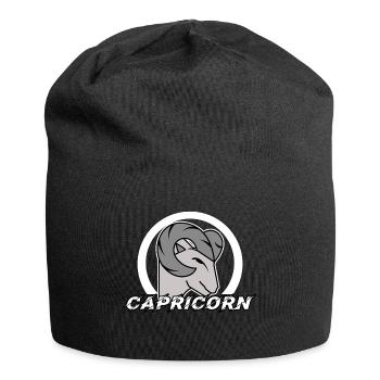 Horoscope Capricorn Zodiac Sign Astronomy - Jersey Beanie - black - Front