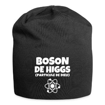 boson de higgs, physicien, big bang, univers - Bonnet en jersey - noir - Devant