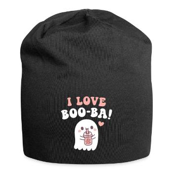 Mignon fantôme j’aime Booba Boba Tea - Bonnet en jersey - noir - Devant