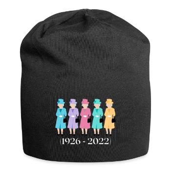 Queen Elizabeth 2 Erinnerung - Jersey-Beanie - Schwarz - Vorne