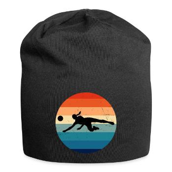 Volley-ball masculin féminin Volley-ball - Bonnet en jersey - noir - Devant