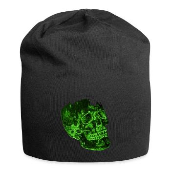 Skull - Jersey Beanie - black - Front