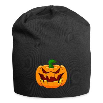 Citrouille effrayante spéciale, l’effrayante - Bonnet en jersey - noir - Devant