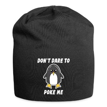 Animal Cool Penguin Statement Seabird South Pole Bird - Jersey Beanie - black - Front