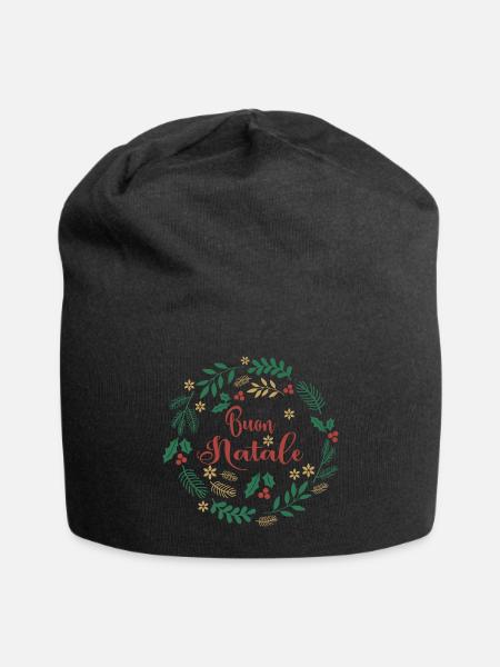 Frohe Weihnachten T-Shirt Frohe Weihnachten T-Shirt - Jersey-Beanie - Schwarz