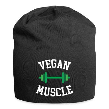 Vegan Muscle - Jersey Beanie - black - Front