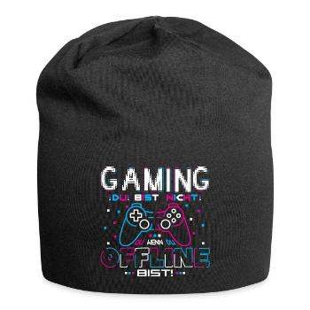 Gaming Du bist nicht Du Offline - Jersey-Beanie - Schwarz - Vorne