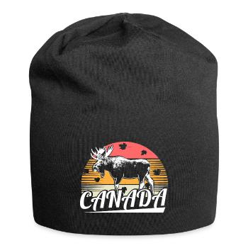Kanada Elch Nation - Jersey-Beanie - Schwarz - Vorne