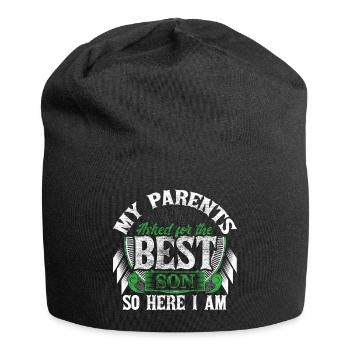 Meilleurs fils fils - Bonnet en jersey - noir - Devant