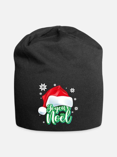 Joyeux noël - Bonnet en jersey - noir