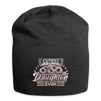 Fille de la famille Filles - Bonnet en jersey - noir - Devant