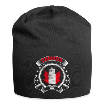 Kanada Ahorn - Jersey-Beanie - Schwarz - Vorne