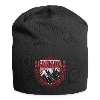 Kanada Geburtsland - Jersey-Beanie - Schwarz - Vorne