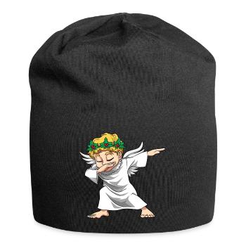 Christkind Weihnacht für Männer, Frauen und - Jersey-Beanie - Schwarz - Vorne