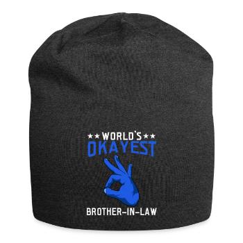 Relative Sister Brother Sibling Collection - Jersey Beanie - charcoal grey - Front