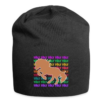 Tölt Horses Saying Icelandic Horses Horse Love Ross - Jersey Beanie - black - Front