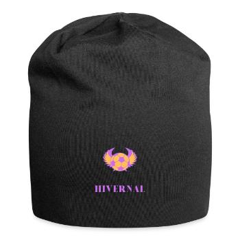 hivernal football - Bonnet en jersey - noir - Devant