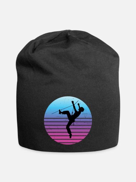 Climbing Women Climbing Climber Boulder - Jersey Beanie - black