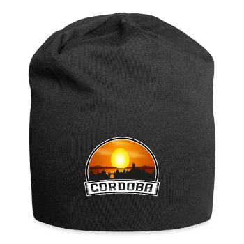 Cordoba Argentine Skyline Vintage Sunset Travel So - Bonnet en jersey - noir - Devant