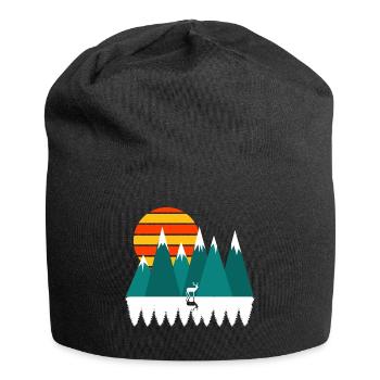 Cool Mountain Shooting Tee für Jägerjagd ist - Jersey-Beanie - Schwarz - Vorne