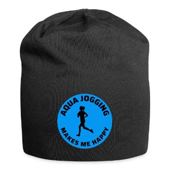Deep Water Aqua jogging Pool Running Fitness - Bonnet en jersey - noir - Devant