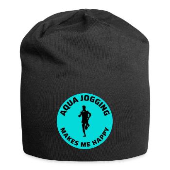 Deep Water Aqua jogging Pool Running Fitness - Bonnet en jersey - noir - Devant