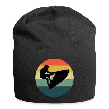 Jet Ski Men's Jetskiing Women Jetski - Jersey Beanie - black - Front