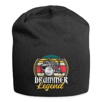 Drums Drumsticks Cadeau - Bonnet en jersey - noir - Devant
