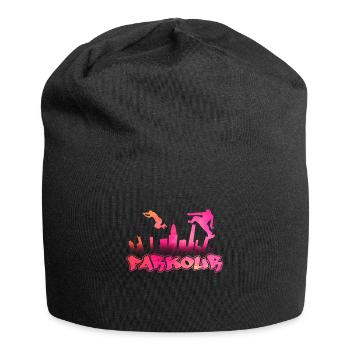 Pink Parkour - Bonnet en jersey - noir - Devant