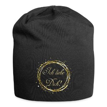 I love you - Jersey Beanie - black - Front