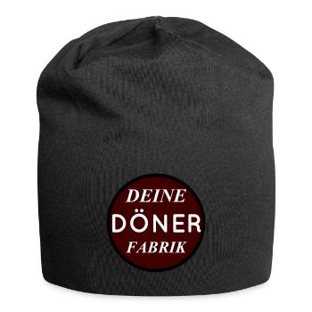 Döner Fabrik - Jersey-Beanie - Schwarz - Vorne