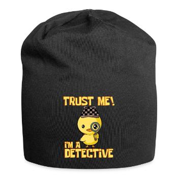 Crime Investigation Investigator Detective Design - Jersey Beanie - black - Front