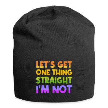 Sexualität Cool Lgbt Statement Homosexuell Stolz - Jersey-Beanie - Schwarz - Vorne