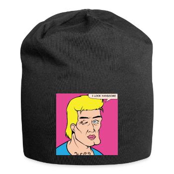 L’auto-louange du Pop Art dans le style de la bande dessinée - Bonnet en jersey - noir - Devant