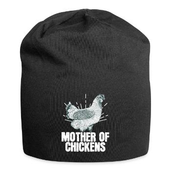 Mother Of Chicken Chick Lover? T-shirt design - Jersey Beanie - black - Front