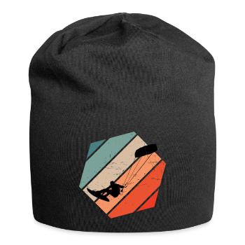 Kitesurf Kitesurfer Kitesurfer Femmes - Bonnet en jersey - noir - Devant