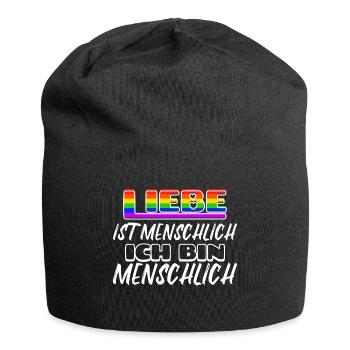 Beziehung Sexualität Lgbt Statement Liebe Homo - Jersey-Beanie - Schwarz - Vorne