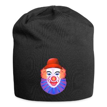 Carnaval Costume Clown Face Carnaval - Bonnet en jersey - noir - Devant